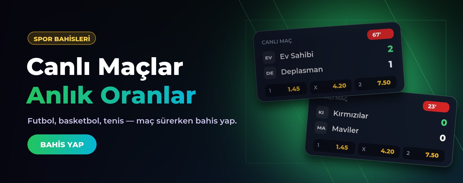 Canlı Maçlar Anlık Oranlar